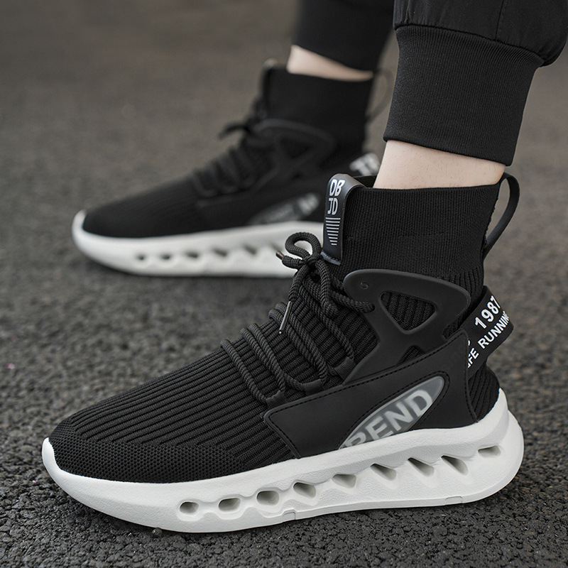 Trendy Men High Top Sock Shoes - Sneaker Career recension och pris