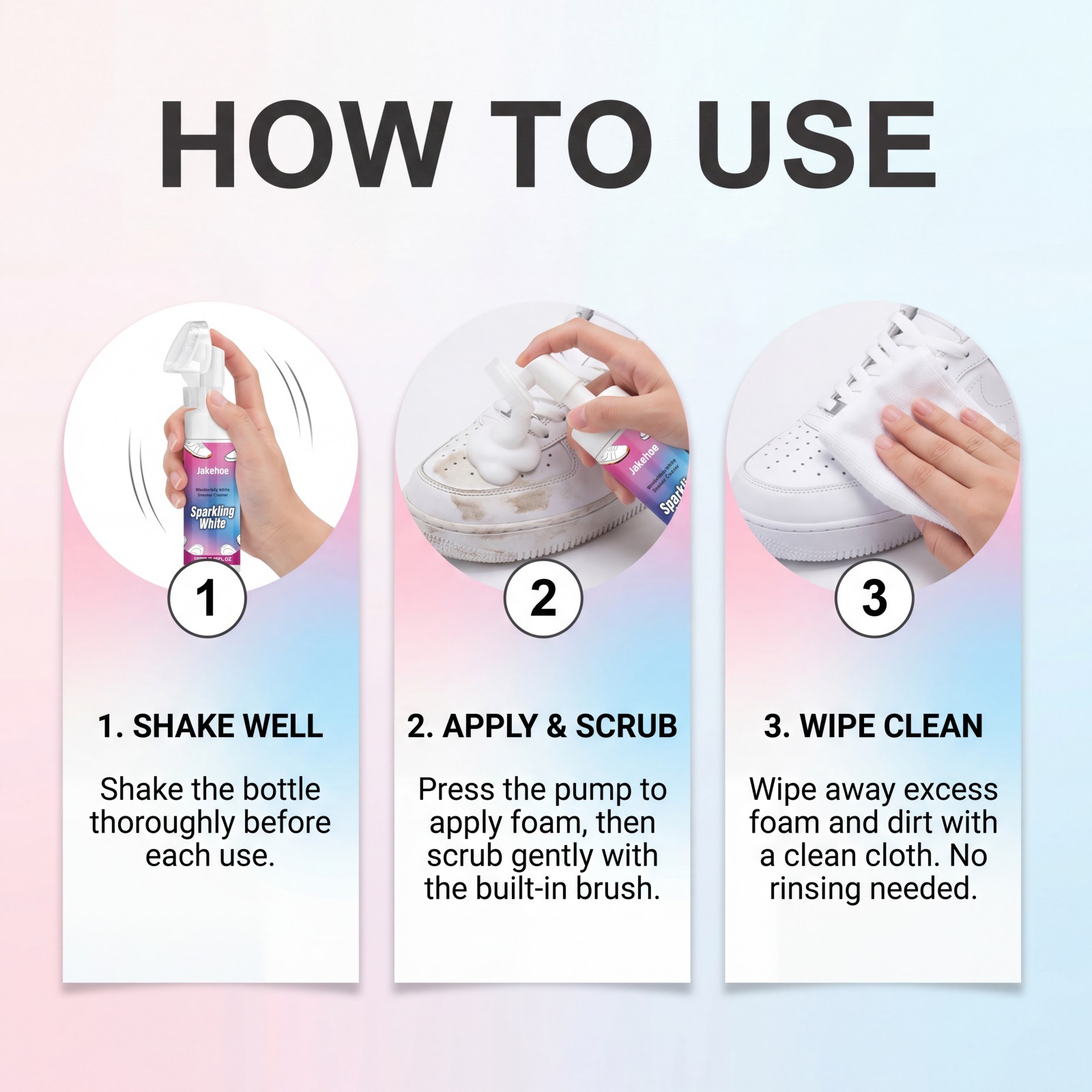 100ML Sneaker Cleaner Liquid S - Sneaker Care Whitener recension och pris