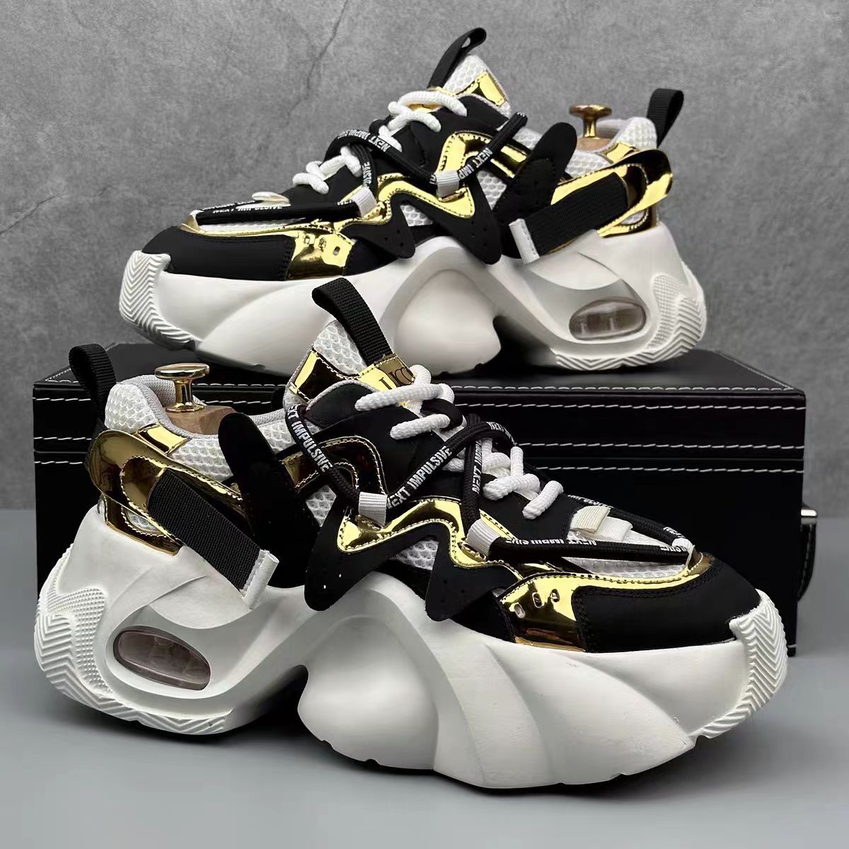 New Dad Shoes Color-blocked Ca - Sneaker Career recension och pris