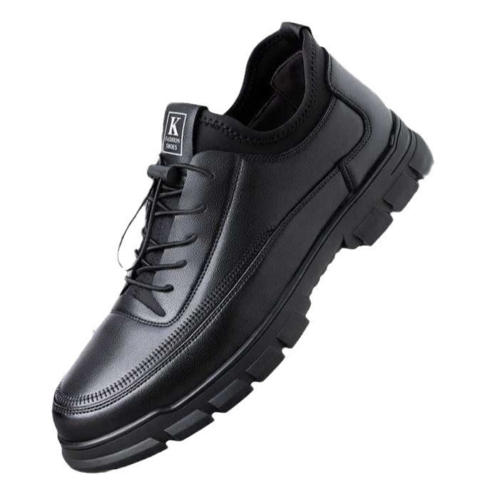 Men's Black Faux Leather Warm  - Sneaker Career recension och pris